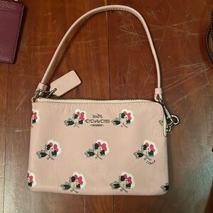Mini floral coach clutch